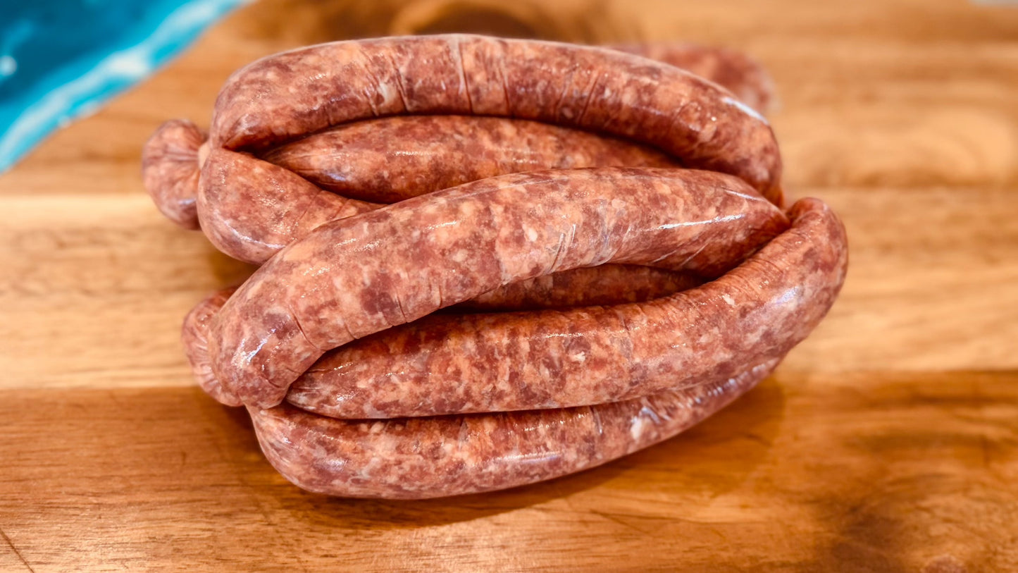 BBQ Beef Sausages - $12.00kg